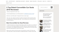 Desktop Screenshot of bestconvertiblecarseathq.com