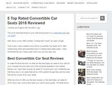 Tablet Screenshot of bestconvertiblecarseathq.com